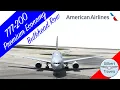 American Airlines Premium Economy revisited 777-200 Bulkhead Row Flight Review JFK to MIA