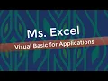 Informatika Kelas VII Visual Basic for Applications