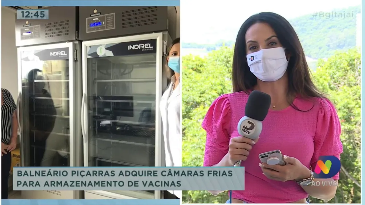 Balneário Piçarras adquire câmaras frias para armazenamento de vacinas
