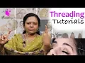 Eyebrow Threading at Home Simple Easy Tutorial Soundaryam