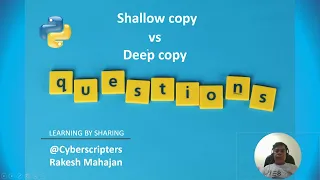 Interview Ques Shallow copy vs Deep copy Python Interview Questions Python solutions