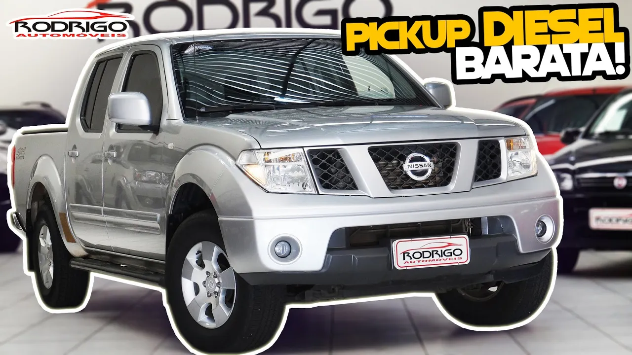 AINDA EXISTEM PICK-UPS À DIESEL BARATAS! - Nissan FRONTIER XE 4X4 2013 com BAIXA KM e ESTADO DE ZERO
