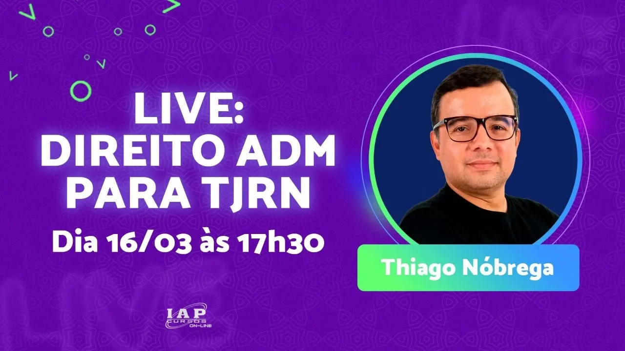 DIREITO ADMINISTRATIVO PARA O TJRN - THIAGO NÓBREGA