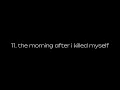Download Lagu Donovan Music - the morning after i killed myself (Official Lyric Video)