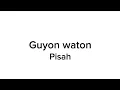 Download Lagu Guyon waton - Pisah-akustik-Bagus