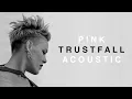 P!nk - TRUSTFALL (Acoustic Piano)