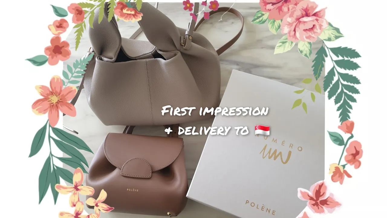 First impression & delivery of Polene bags to Singapore