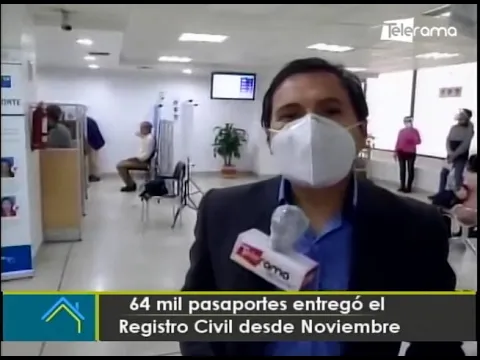 64 mil pasaportes entregó el registro civil desde noviembre