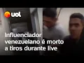 Influenciador venezuelano é morto a tiros durante live no TikTok; veja vídeo