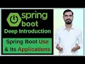 What is Spring Boot Why we use Spring Boot Applications in Spring Boot Deep Introduction