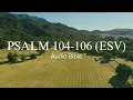 Day 171 Psalm 104-106 ESV Bible with written text Bible in a Year