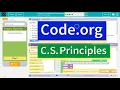 Code org Lesson 6 4 Conditionals Investigate Tutorial and Answer Unit 4 CS Principles
