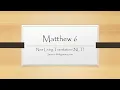 Matthew 6 NLT