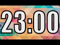 23 minute timer with Colorful background 23 minute countdown with alarm sound at the end