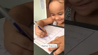 Name Tracing Practice for Toddlers