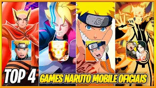 E AGORA? QUAL O MELHOR GAME DE NARUTO MOBILE OFICIAL??🤔