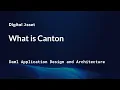 Lesson 1 What is Canton