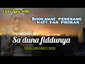 Lagu Sholawat Sa'duna fiddunya_cover lyric video, vokal Muhajir Lamkaruna