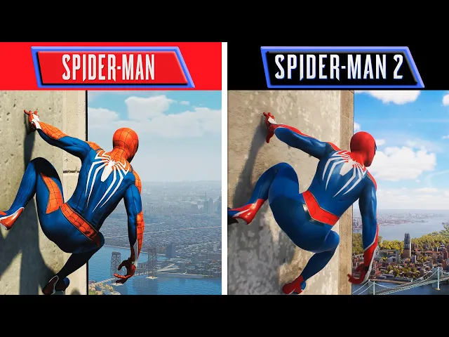 Marvel's Spider-Man vs Spider-Man 2 | Preview Graphics Comparison | Analista De Bits