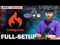 CodeIgniter Full Setup First Program Step-by-Step Guide for Beginners Hindi