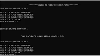 Student Info Management System In Python with source code Source Code Projects