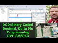 Coded Decimal Delta Plc Programming DVP-SV2PLC WPL-SOFT