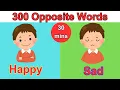 300 Opposite words in English Antonym for kids Children Learn Opposites