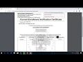 Enrollment Verification Tutorial