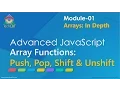 Advanced JavaScript - Module 01
