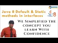 Java - 8 Default and Static methods in interfaces