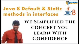 Java - 8 Default and Static methods in interfaces