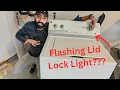 Fixing A Washer With A Flashing Lid Lock Light