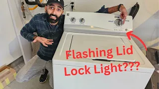 Fixing A Washer With A Flashing Lid Lock Light