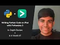 Writing Python on iPad using Pythonista In-Depth Review Is it Worth it