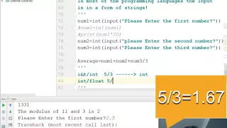 Input-Process-Output in Python Part 3