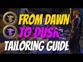 WoW The War Within Tailoring Profession Guide Dusk Dawn Bolts Spellthread Leg Enchant Bags