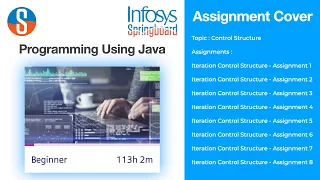 Infosys Springboard Lex Assignments Answers Control Structure - Part 2 Programming Using Java