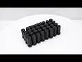 Black 14x1 5 Spline Lug Nuts With Key For Chevy Silverado 2500 3500 32pcs LN22577
