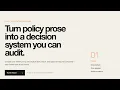 agent policy compiler demo