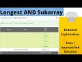 Longest And Subarray Codechef Longest And Subarray Codechef Solution Longest And Subarray