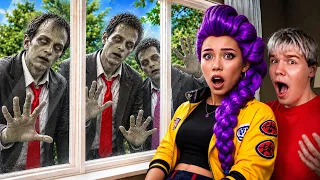 أنقذت      الحامل من الزومبي                      ضد        دندنها