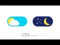 CSS Day Night CheckBox Without Images
