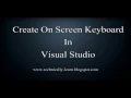 Create On Screen Keyboard in Visual Basic