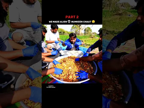 We Made Alien 👽 Numkeen Chaat 🤤 (PART 2) #shorts