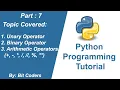 Python Tutorial for Beginners Operators Explained Bit Coders In Hindi