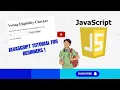 JavaScript Tutorial Conditional Operator in JavaScript Responsive Voting Eligibility Checker