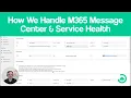 How to Manage Microsoft 365 Message Center Service Health Alerts ChangePilot Overview