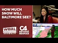 Weekend Winter Storm in Maryland Meteorologist Alena Lee talks about possible snow and ice totals
