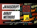Even Numbers In An Array - CodeWars 7KYU