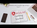 Angular Getting Started Software Installation and App Setup Part 2 Learn Smart Coding